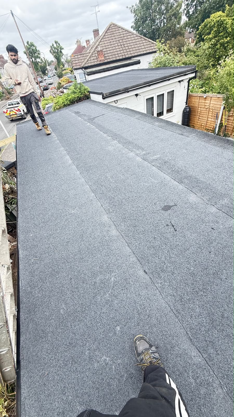 Flat Roof Work completed by Peak Performance Roofing in Slough
