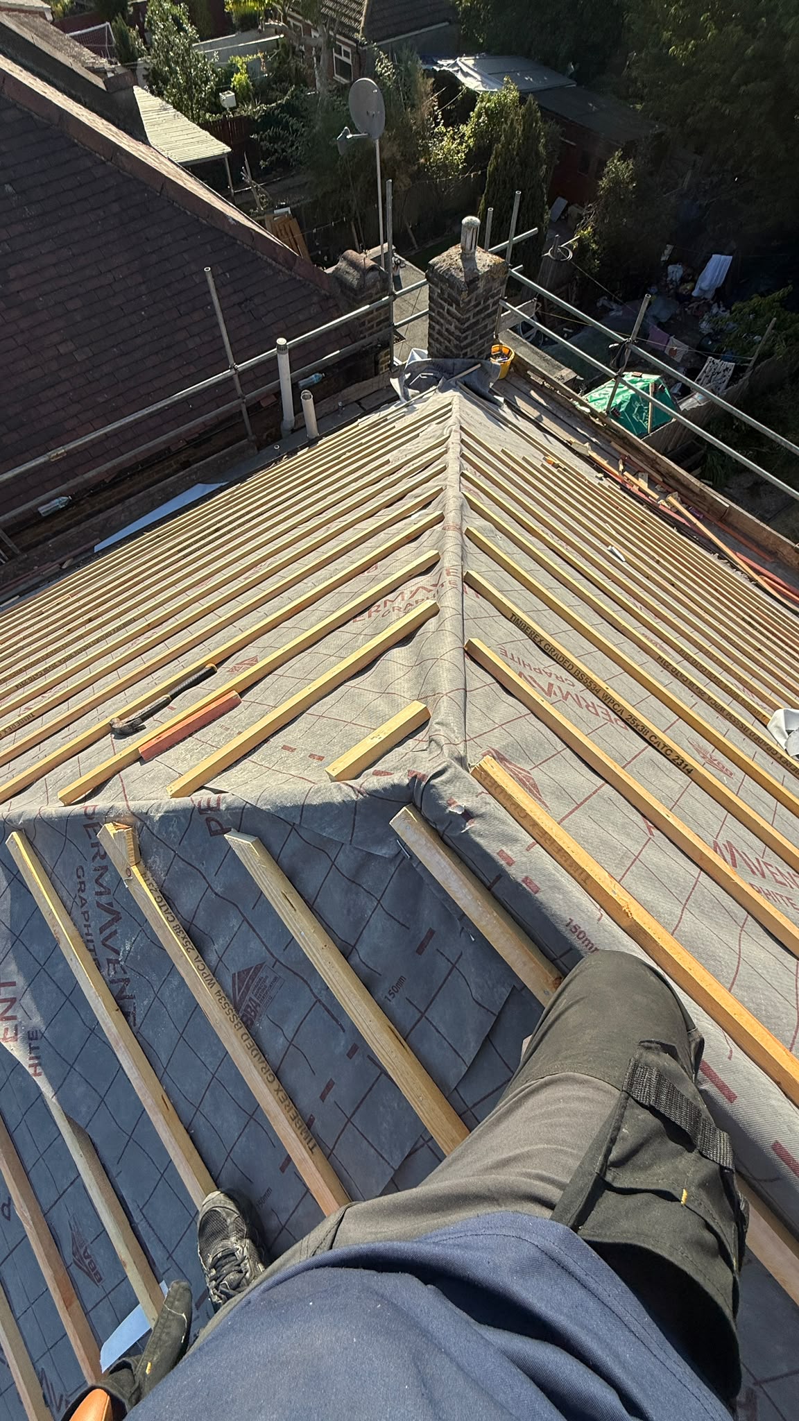 Felt & Batten Replaced completed by Peak Performance Roofing in Slough