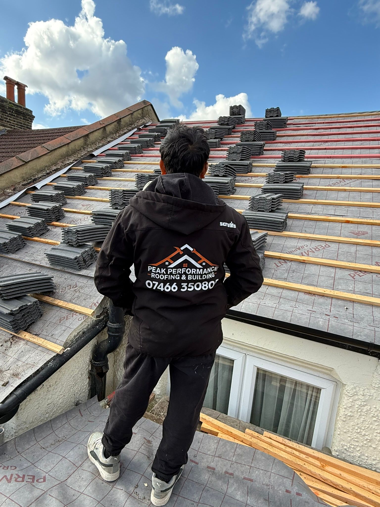 Pitched Roof Installation by Peak Performance Roofing