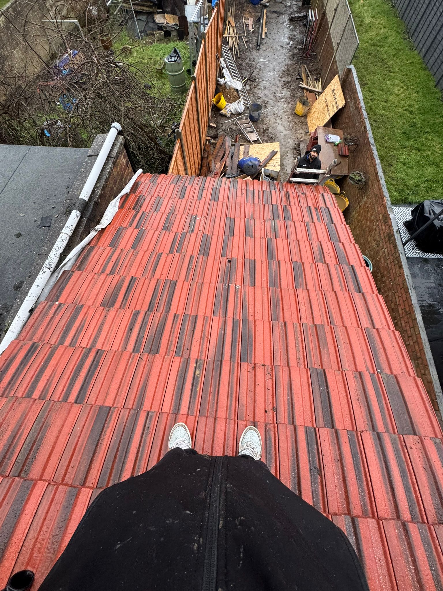 Red Tile Roof Work by Peak Performance Roofing